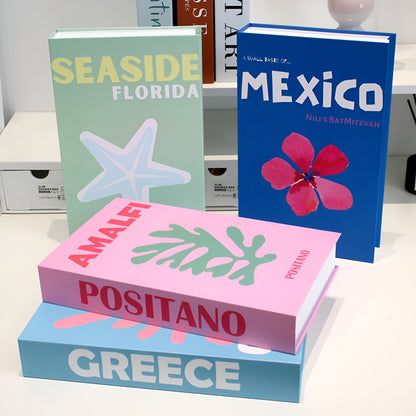 Decorative Faux Books with Hidden Storage Box