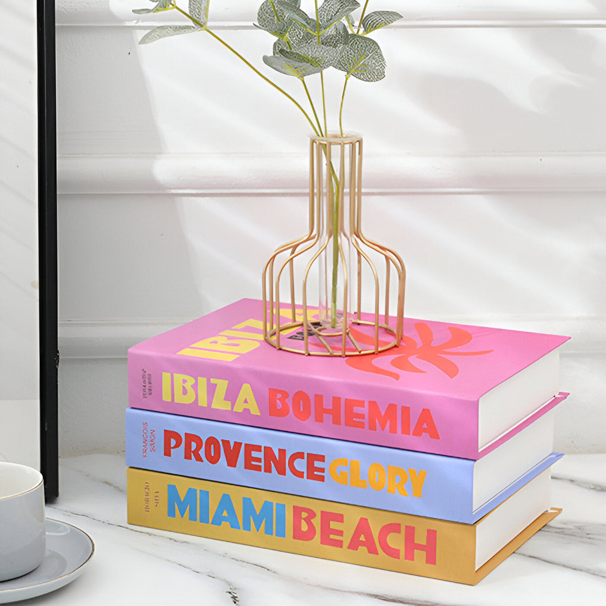 Decorative Faux Books with Hidden Storage Box