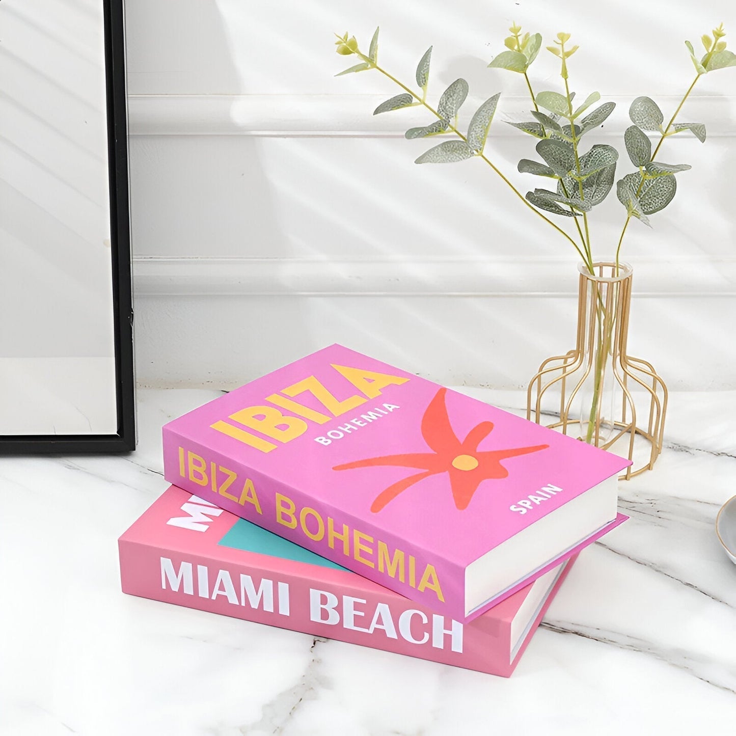 Decorative Faux Books with Hidden Storage Box