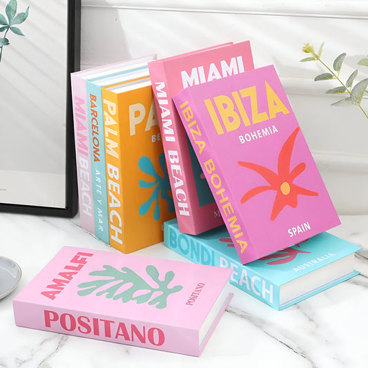 Decorative Faux Books with Hidden Storage Box