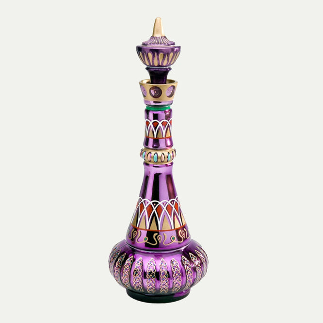 Decorative Glass Genie Bottle Collectible Ornament