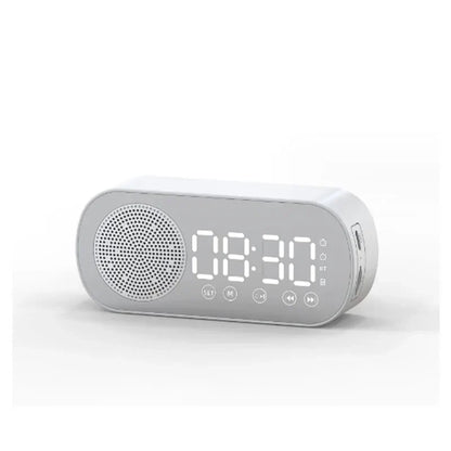Digital Alarm Clock Bluetooth Speaker FM Radio LED Display