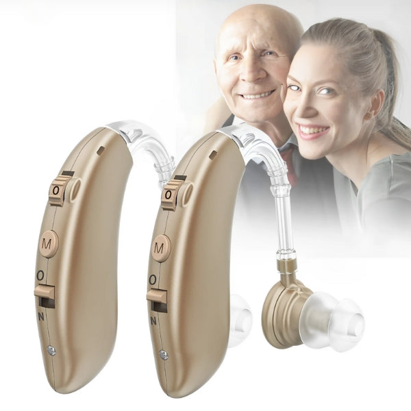 Digital Rechargeable Hearing Amplifier with Adjustable Volume