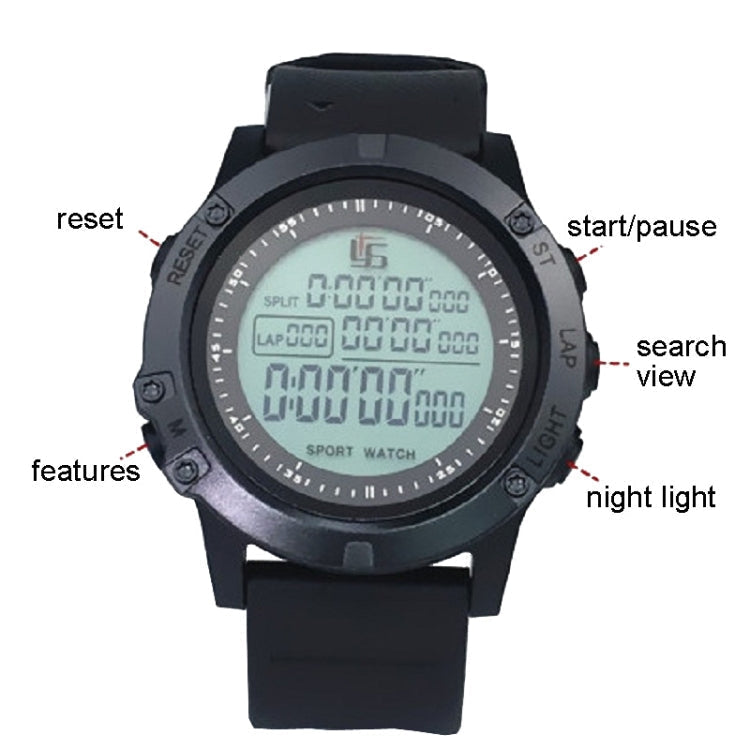 Digital Sports Stopwatch with Soccer Timer and Backlight