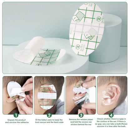Disposable Waterproof Ear Covers for Swimming and Water Activities