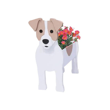 Dog Shaped Plant Pot Decorative Indoor Outdoor Planter