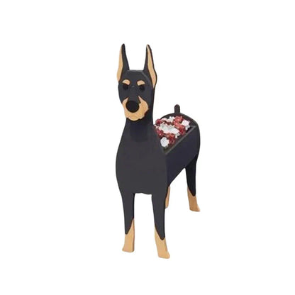 Dog Shaped Plant Pot Decorative Indoor Outdoor Planter