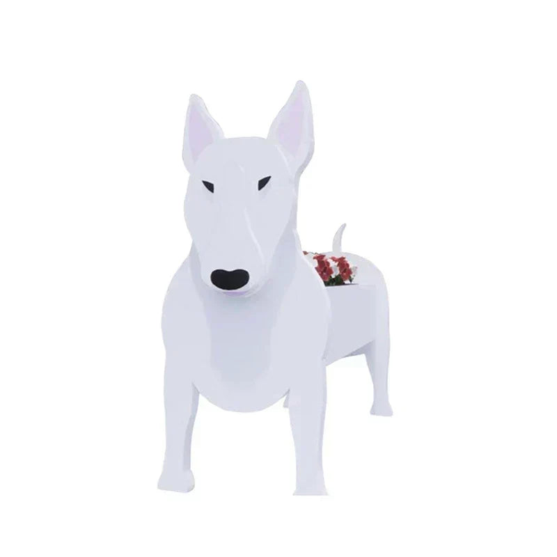 Dog Shaped Plant Pot Decorative Indoor Outdoor Planter