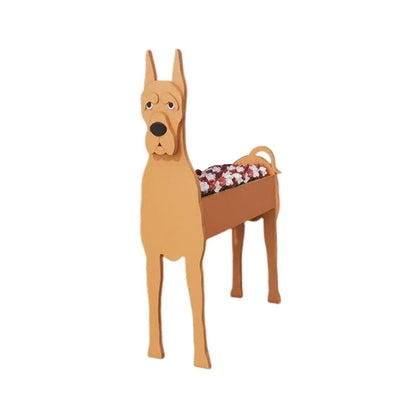 Dog Shaped Plant Pot Decorative Indoor Outdoor Planter
