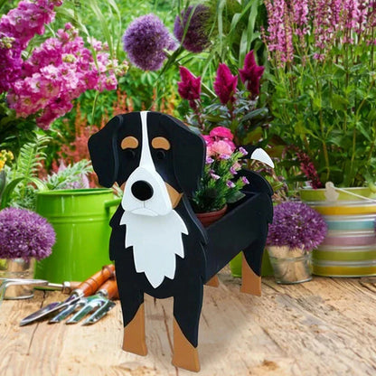 Dog Shaped Plant Pot Decorative Indoor Outdoor Planter
