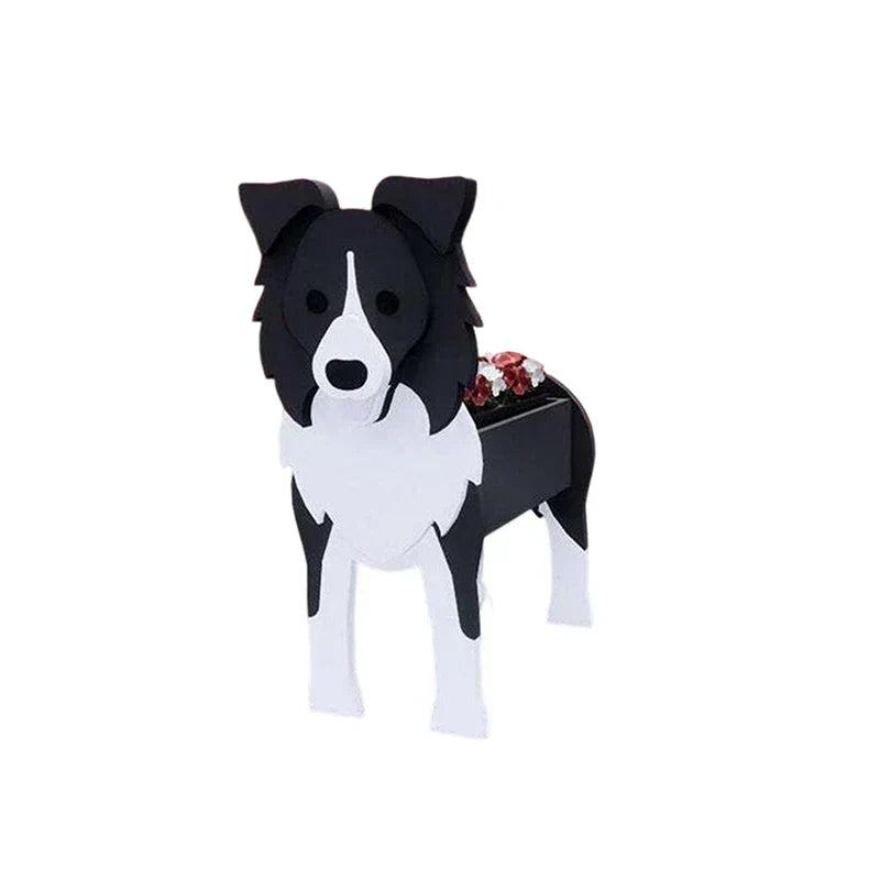 Dog Shaped Plant Pot Decorative Indoor Outdoor Planter