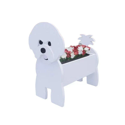 Dog Shaped Plant Pot Decorative Indoor Outdoor Planter