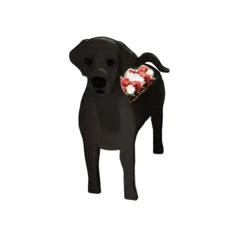 Dog Shaped Plant Pot Decorative Indoor Outdoor Planter