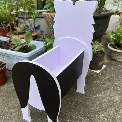 Dog Shaped Plant Pot Decorative Indoor Outdoor Planter