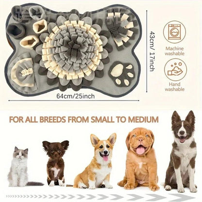 Dog Snuffle Mat for Slow Feeding and Foraging