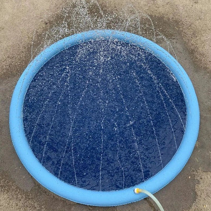Dog Splash Pad Sprinkler Pool for Outdoor Water Play