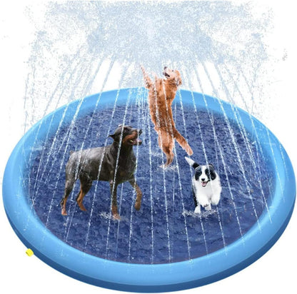 Dog Splash Pad Sprinkler Pool for Outdoor Water Play