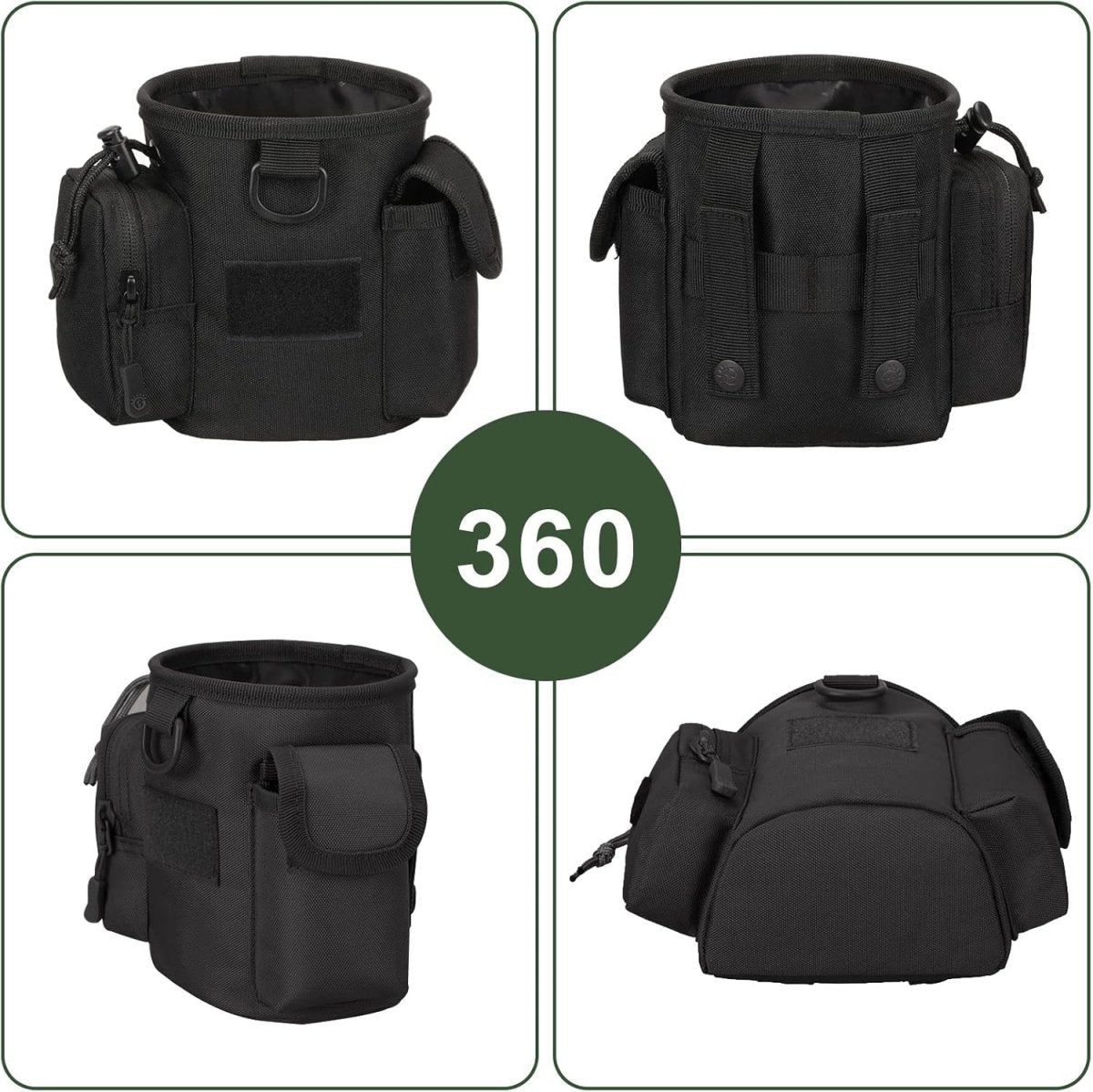 Dog Training Treat Pouch with Multi Pocket Storage
