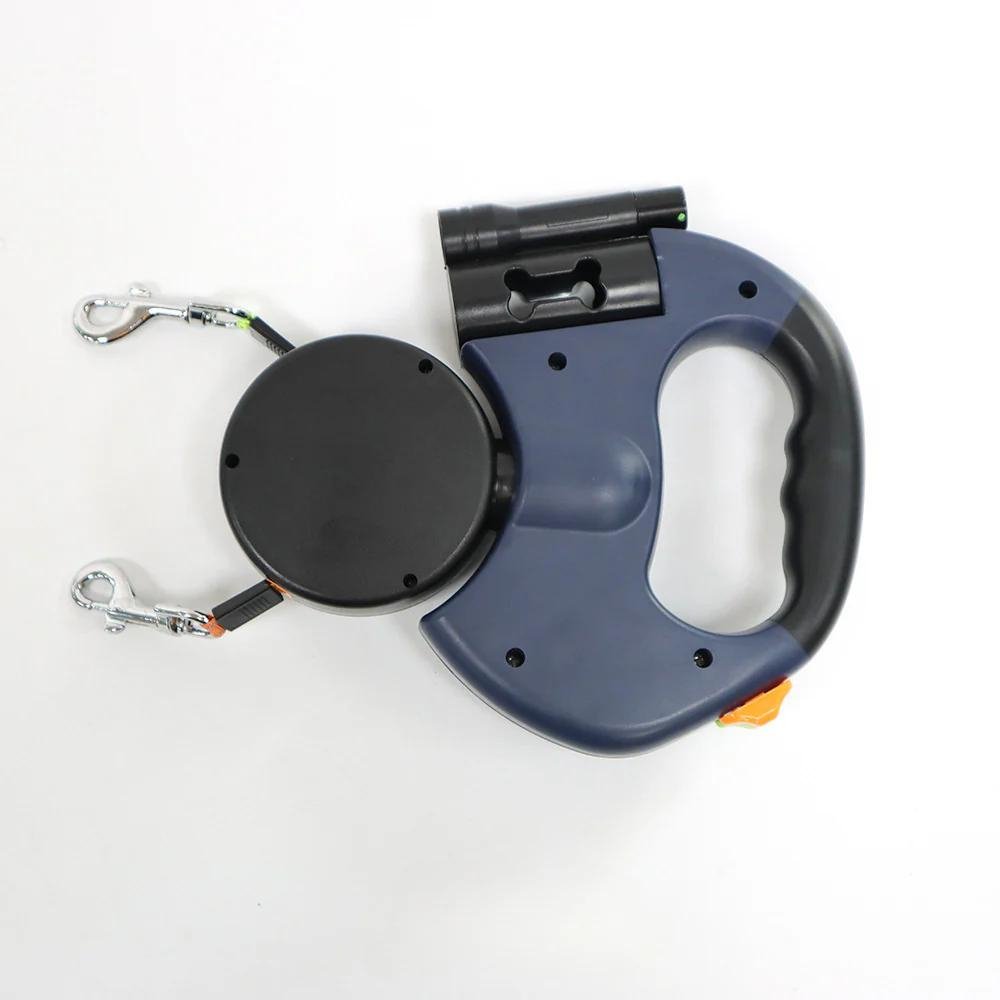 Dual Dog Leash with Tangle Free Swivel Connector