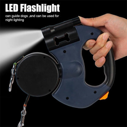 Dual Dog Leash with Tangle Free Swivel Connector