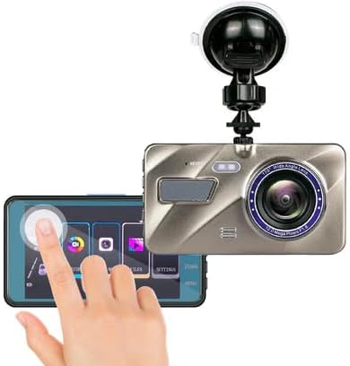 Dual Lens Dash Cam with Front and Rear Recording