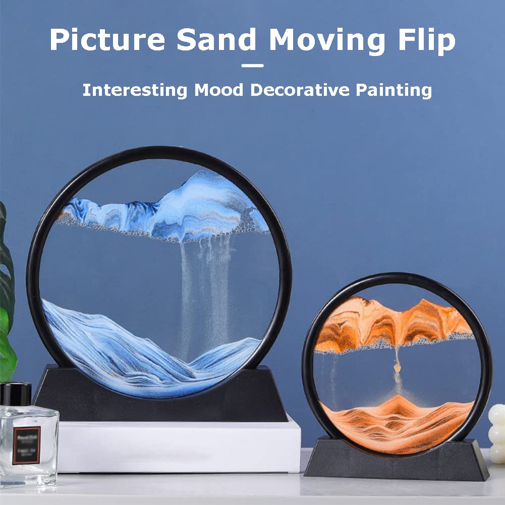Dynamic Moving Sand Art Display for Home and Office