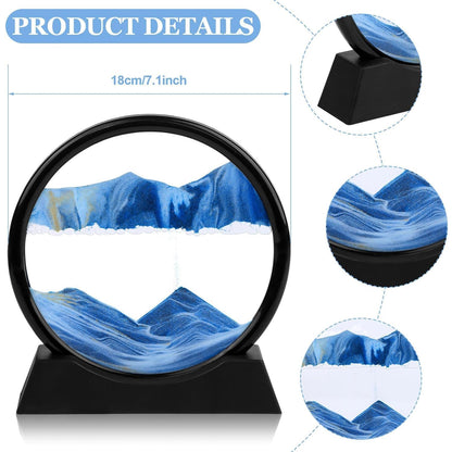 Dynamic Moving Sand Art Display for Home and Office