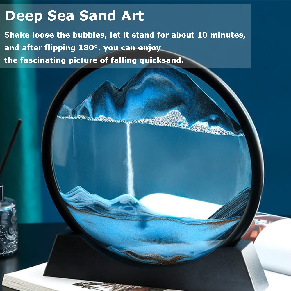 Dynamic Moving Sand Art Display for Home and Office