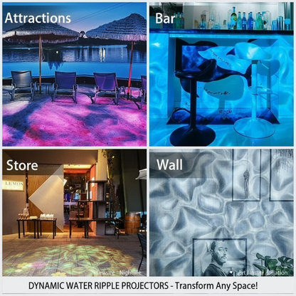Dynamic Wave Landscape Light Projector