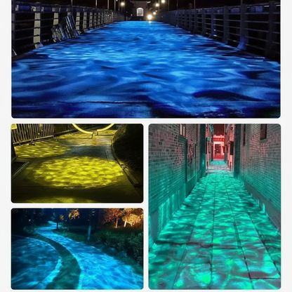 Dynamic Wave Landscape Light Projector