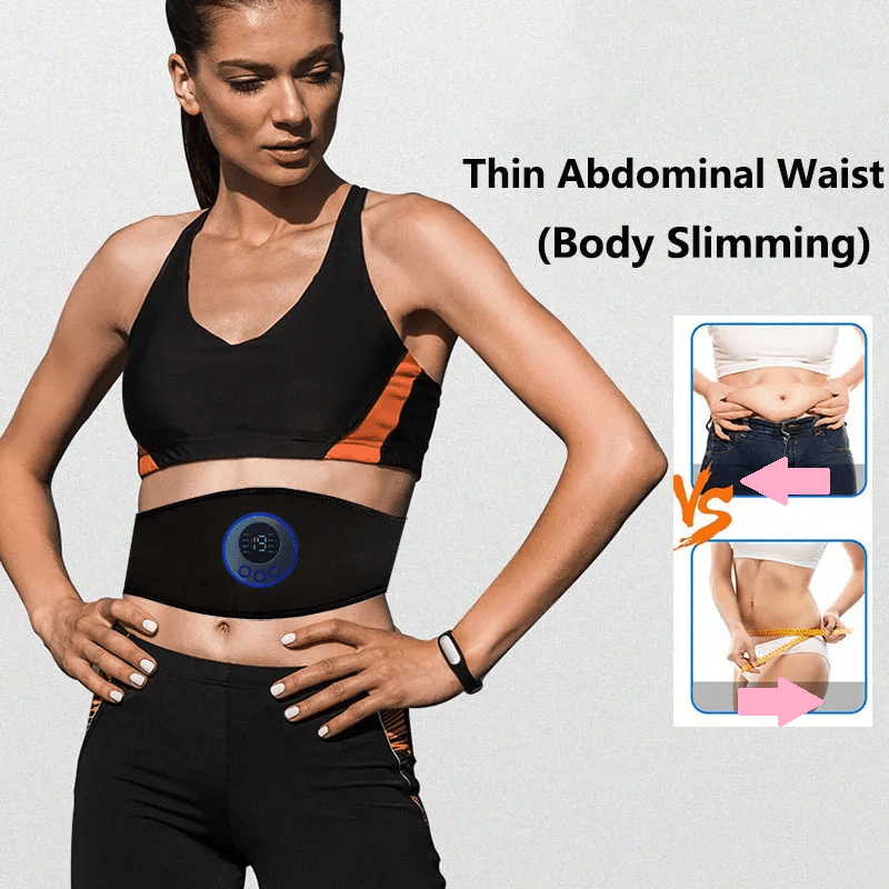 EMS Abdominal Muscle Trainer with 19 Intensity Levels and 8 Modes