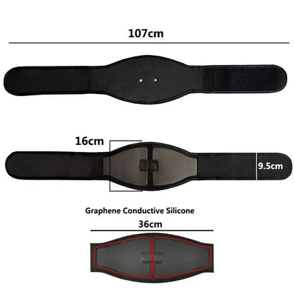 EMS Abdominal Muscle Trainer with 19 Intensity Levels and 8 Modes
