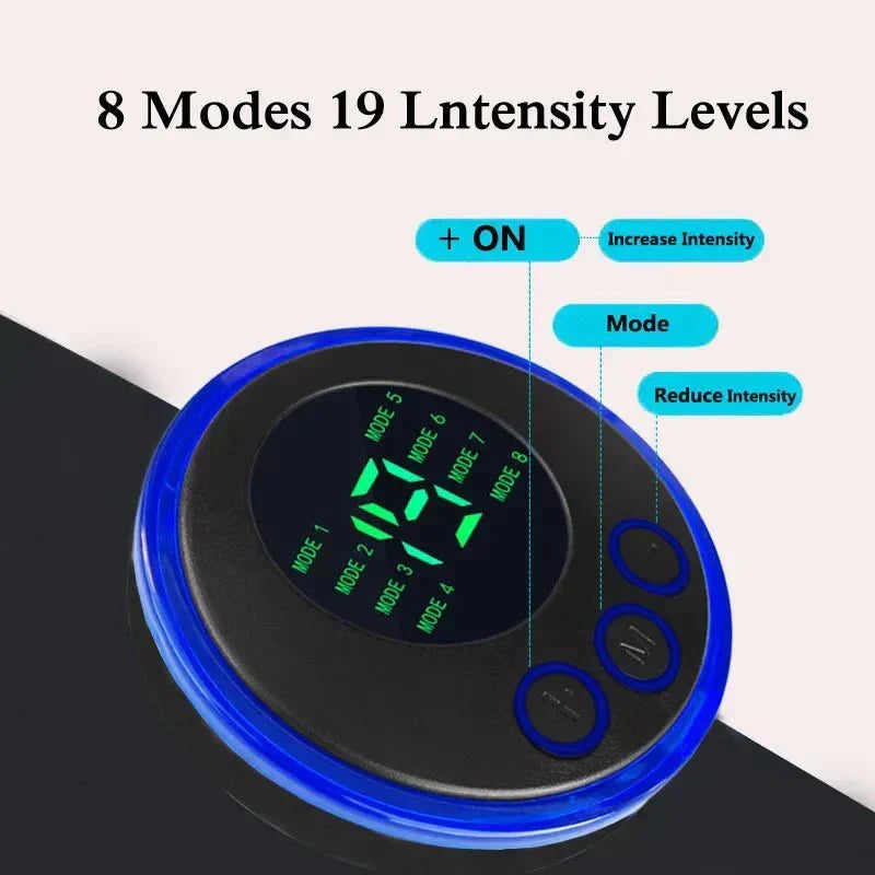 EMS Abdominal Muscle Trainer with 19 Intensity Levels and 8 Modes