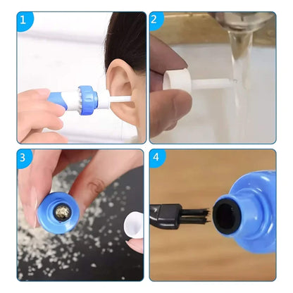 Electric Ear Wax Suction Cleaner with Soft Silicone Tip