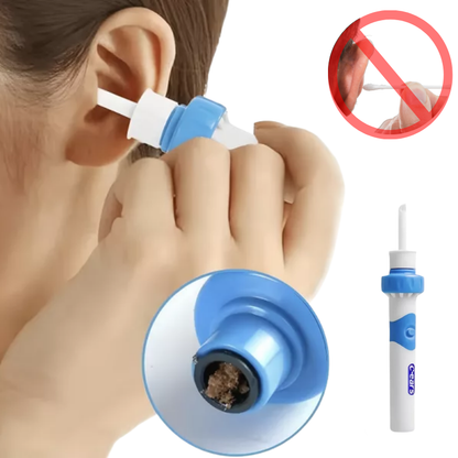 Electric Ear Wax Suction Cleaner with Soft Silicone Tip