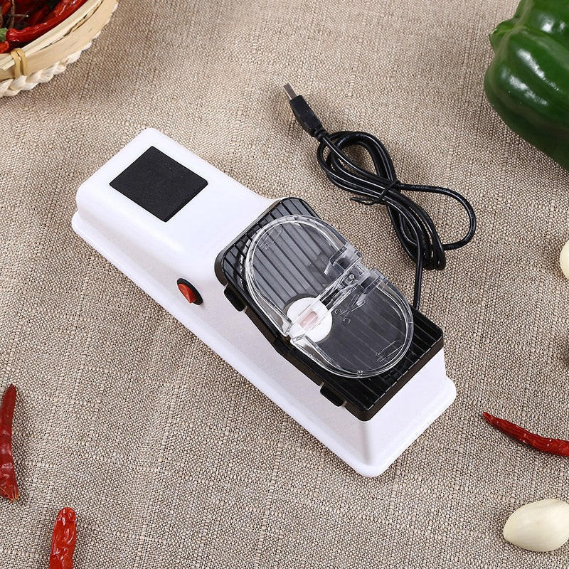 Electric Kitchen Knife Sharpener USB Powered Multi Blade Sharpener