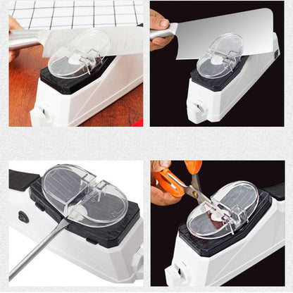 Electric Kitchen Knife Sharpener USB Powered Multi Blade Sharpener