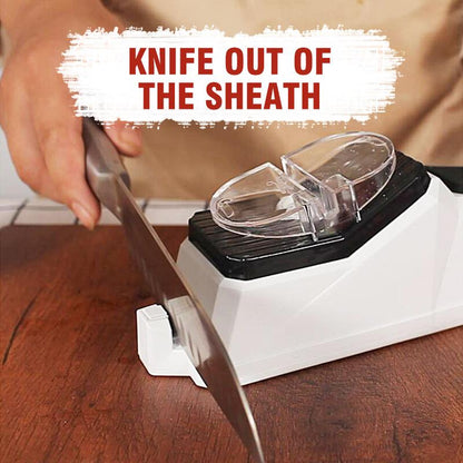 Electric Kitchen Knife Sharpener USB Powered Multi Blade Sharpener