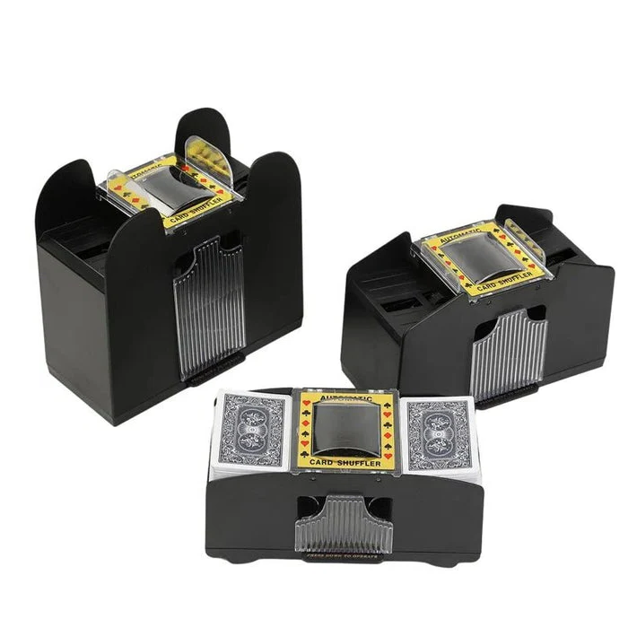 Electric Playing Card Shuffler for 2 4 and 6 Deck Games