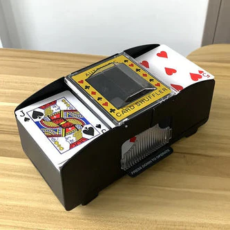 Electric Playing Card Shuffler for 2 4 and 6 Deck Games
