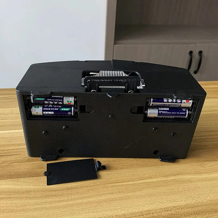 Electric Playing Card Shuffler for 2 4 and 6 Deck Games