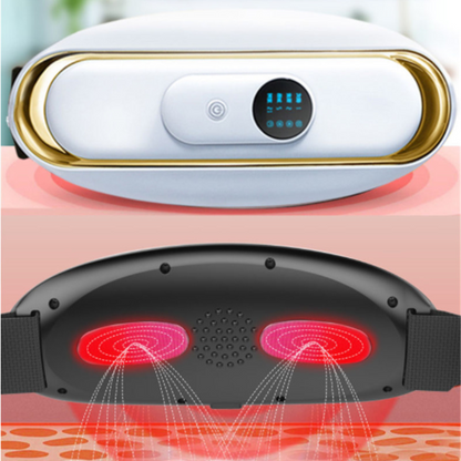Electric Waist Massager Belt With Heat And Vibration Modes