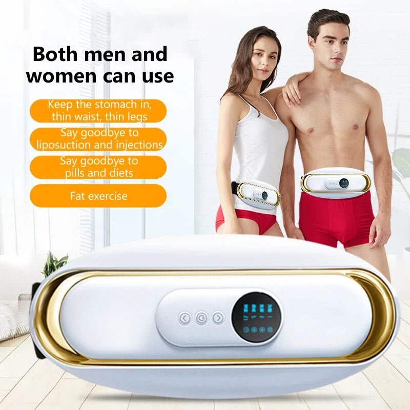 Electric Waist Massager Belt With Heat And Vibration Modes