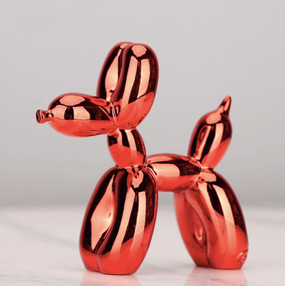 Electroplated Balloon Dog Decorative Resin Sculpture