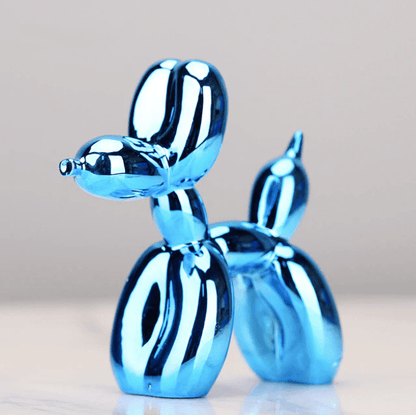 Electroplated Balloon Dog Decorative Resin Sculpture