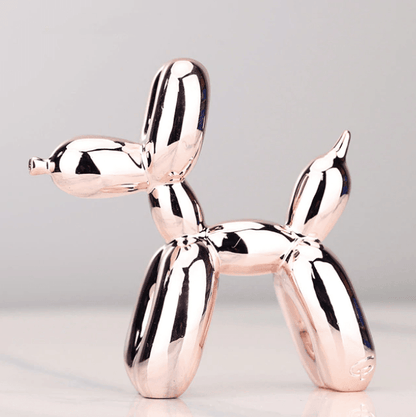 Electroplated Balloon Dog Decorative Resin Sculpture