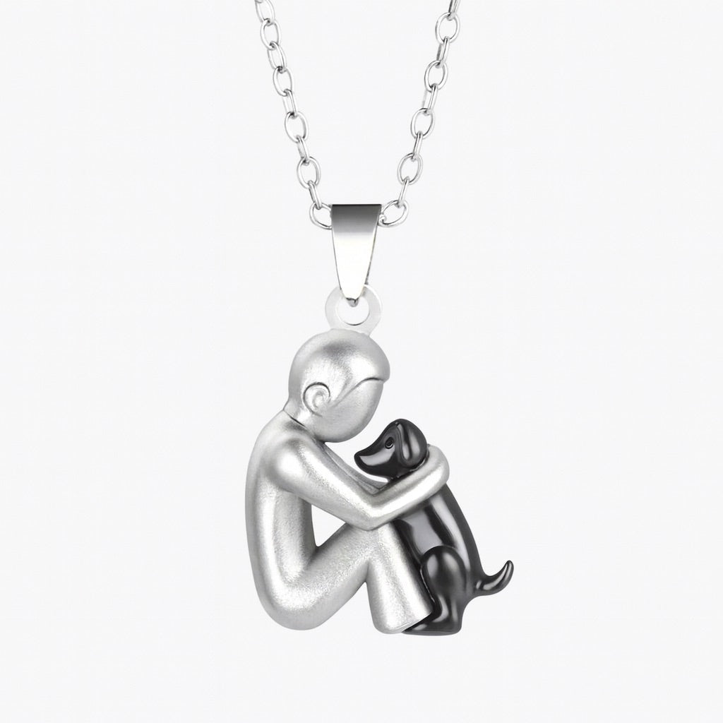 Elegant Embrace Pendant Necklace Gold Plated Jewelry