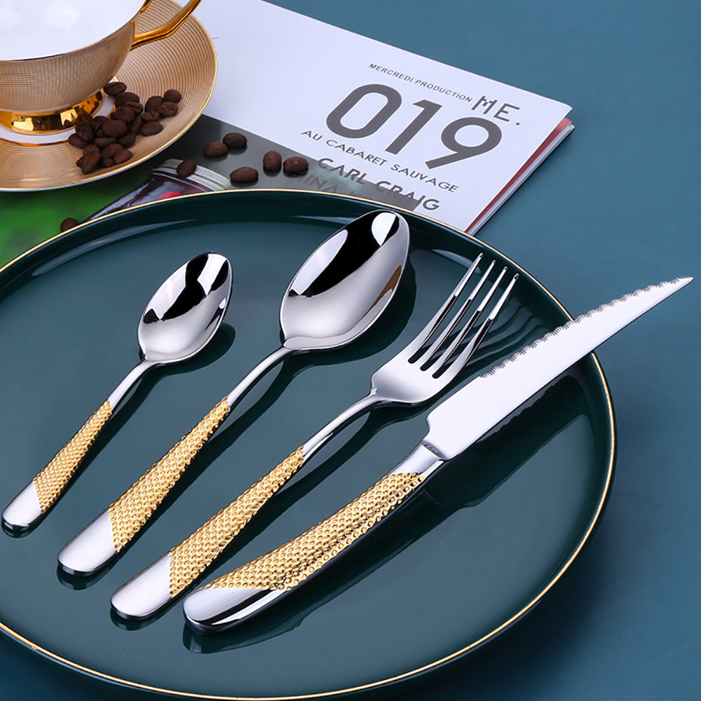 Elegant Stainless Steel Cutlery Set for Dining
