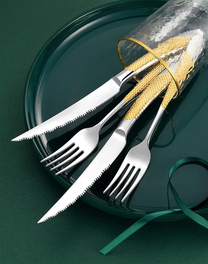 Elegant Stainless Steel Cutlery Set for Dining