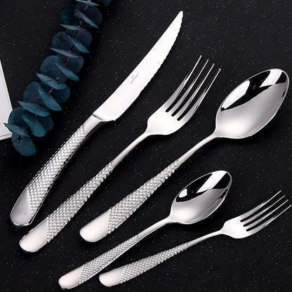 Elegant Stainless Steel Cutlery Set for Dining